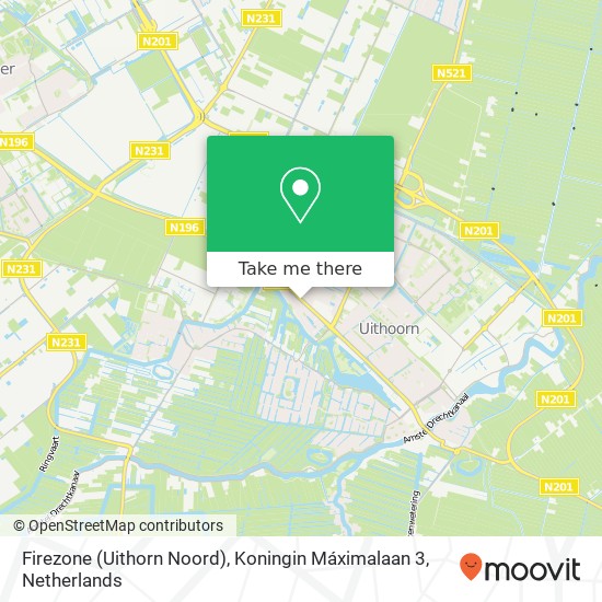 Firezone (Uithorn Noord), Koningin Máximalaan 3 map