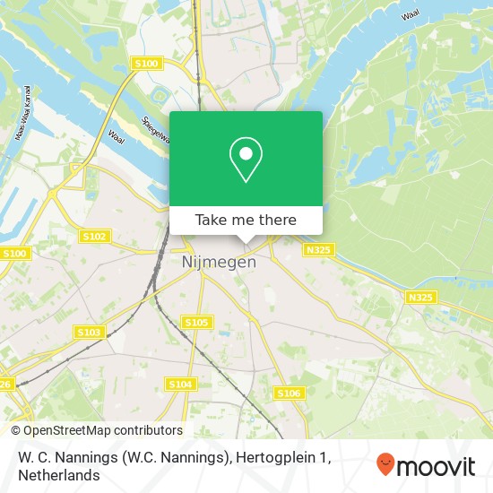 W. C. Nannings (W.C. Nannings), Hertogplein 1 map