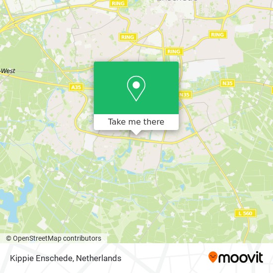 Kippie Enschede map