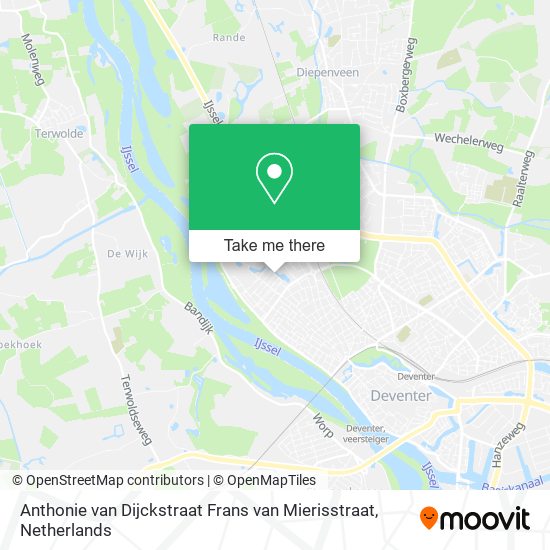 Anthonie van Dijckstraat Frans van Mierisstraat map