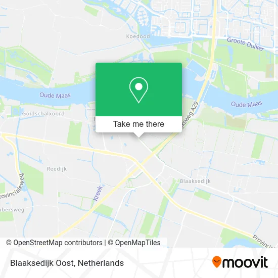 Blaaksedijk Oost map
