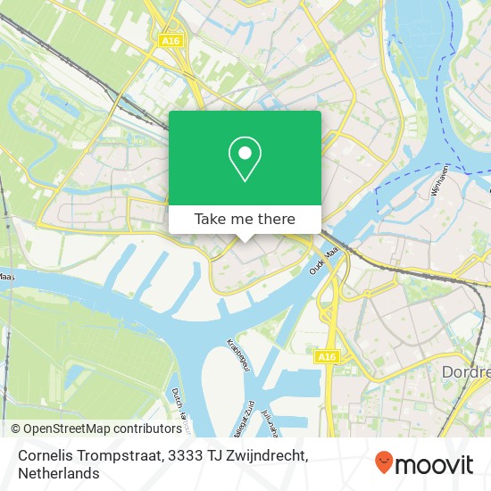 Cornelis Trompstraat, 3333 TJ Zwijndrecht map