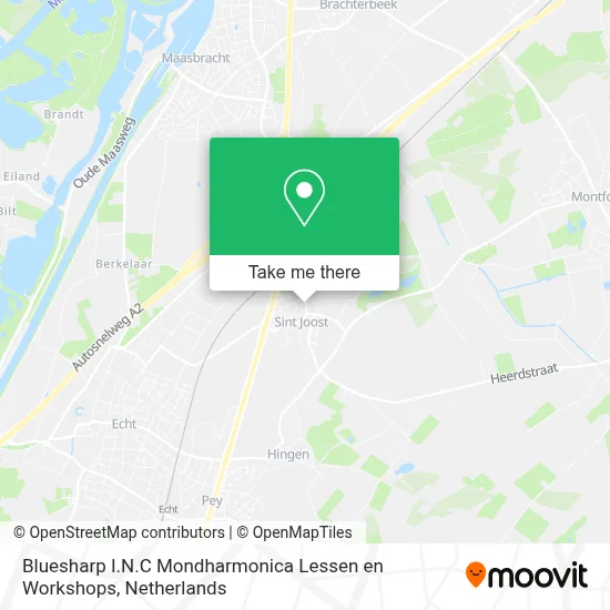 Bluesharp I.N.C Mondharmonica Lessen en Workshops Karte