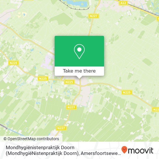 Mondhygiënistenpraktijk Doorn (MondhygiëNistenpraktijk Doorn), Amersfoortseweg 21 map