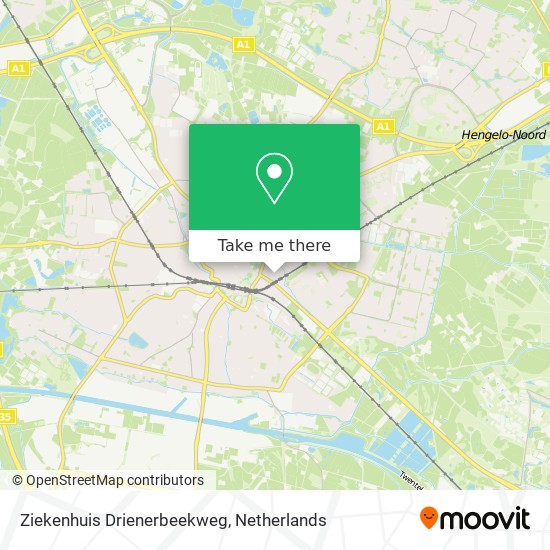 Ziekenhuis Drienerbeekweg map