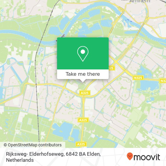 Rijksweg- Elderhofseweg, 6842 BA Elden map