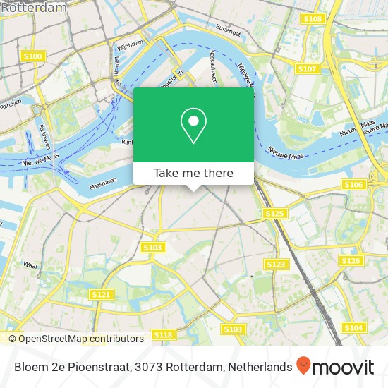 Bloem 2e Pioenstraat, 3073 Rotterdam map