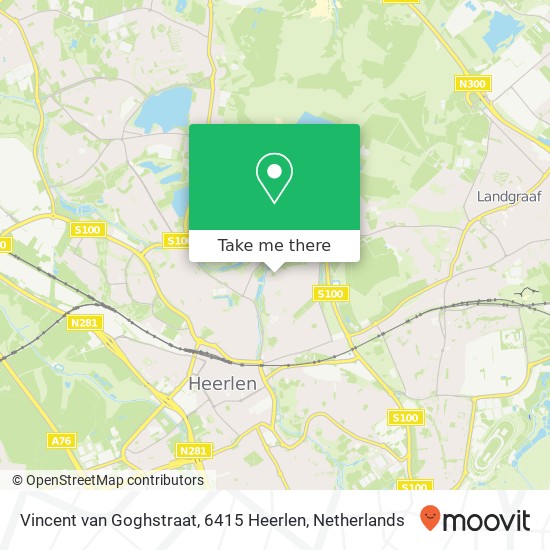 Vincent van Goghstraat, 6415 Heerlen map