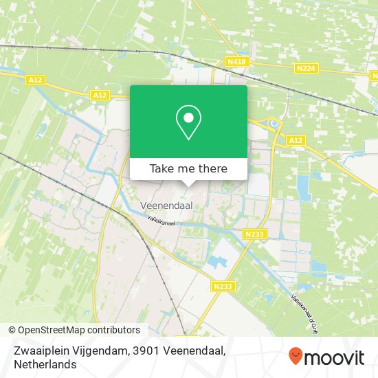 Zwaaiplein Vijgendam, 3901 Veenendaal map