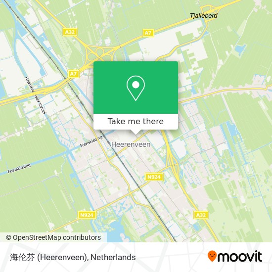 海伦芬 (Heerenveen) map