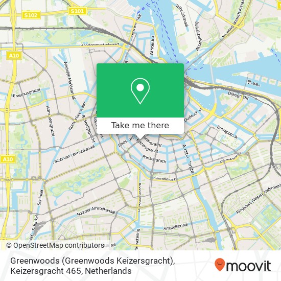 Greenwoods (Greenwoods Keizersgracht), Keizersgracht 465 map