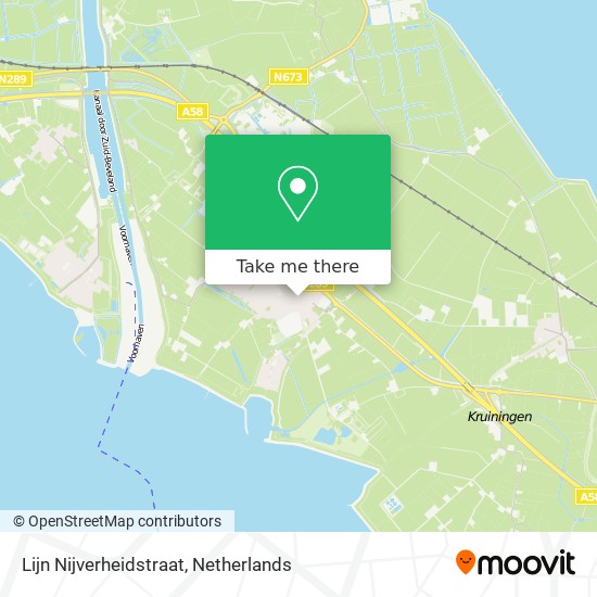 Lijn Nijverheidstraat map