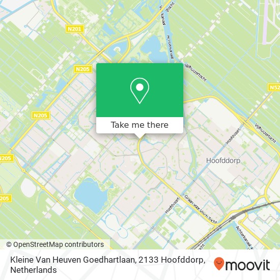 Kleine Van Heuven Goedhartlaan, 2133 Hoofddorp map