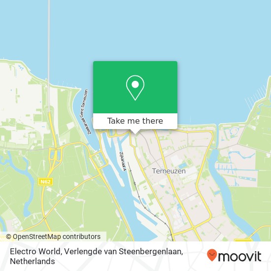 Electro World, Verlengde van Steenbergenlaan map