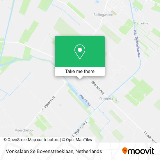 Vonkslaan 2e Bovenstreeklaan map