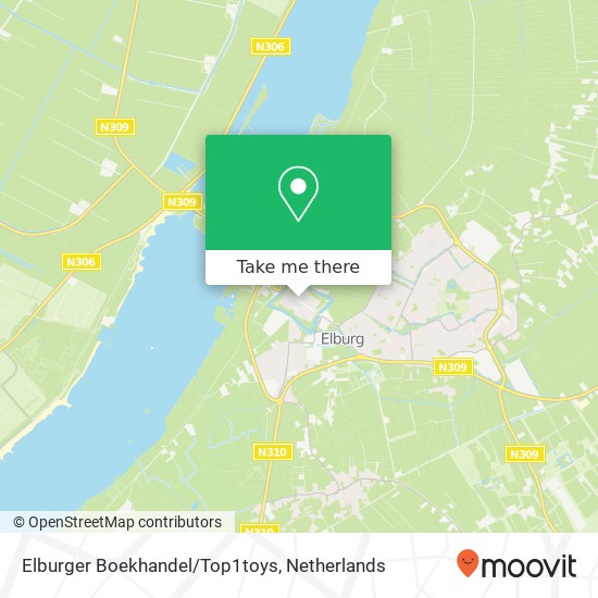 Elburger Boekhandel/Top1toys map