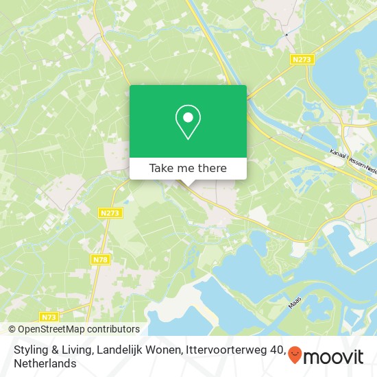 Styling & Living, Landelijk Wonen, Ittervoorterweg 40 map