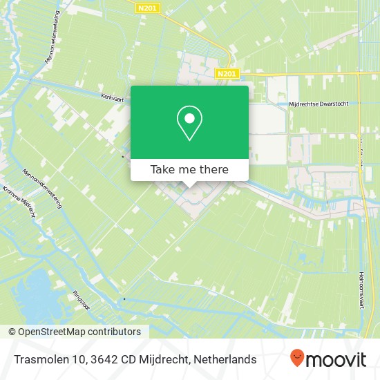 Trasmolen 10, 3642 CD Mijdrecht map