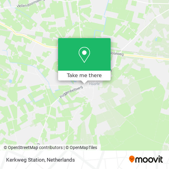 Kerkweg Station map