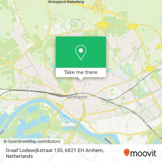 Graaf Lodewijkstraat 130, 6821 EH Arnhem Karte