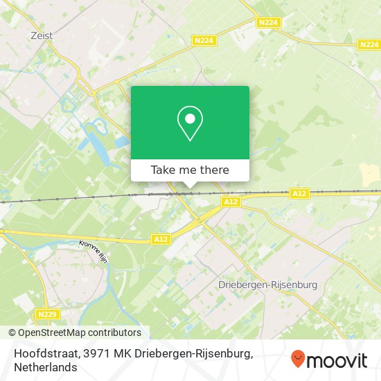 Hoofdstraat, 3971 MK Driebergen-Rijsenburg map