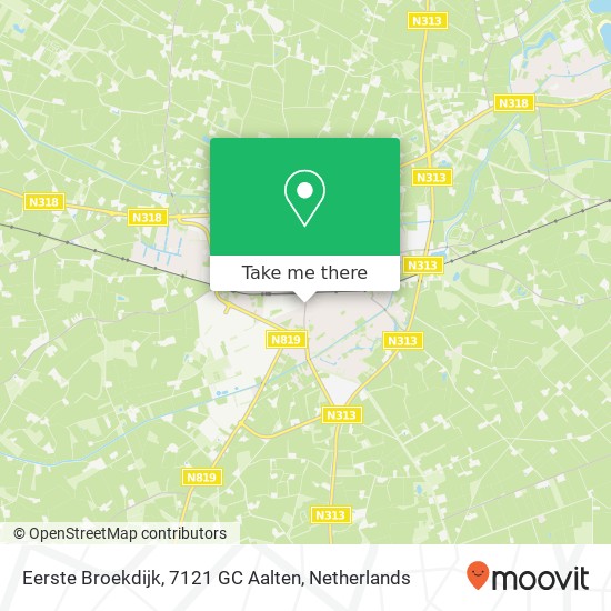 Eerste Broekdijk, 7121 GC Aalten map