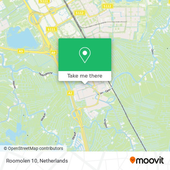 Roomolen 10 map