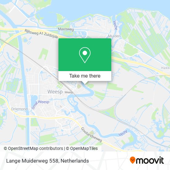 Lange Muiderweg 558 Karte