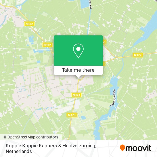 Koppie Koppie Kappers & Huidverzorging Karte