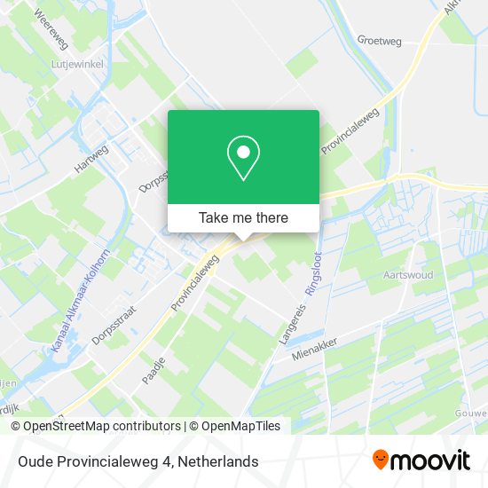 Oude Provincialeweg 4 map