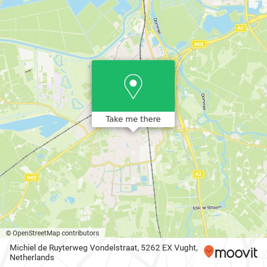 Michiel de Ruyterweg Vondelstraat, 5262 EX Vught Karte