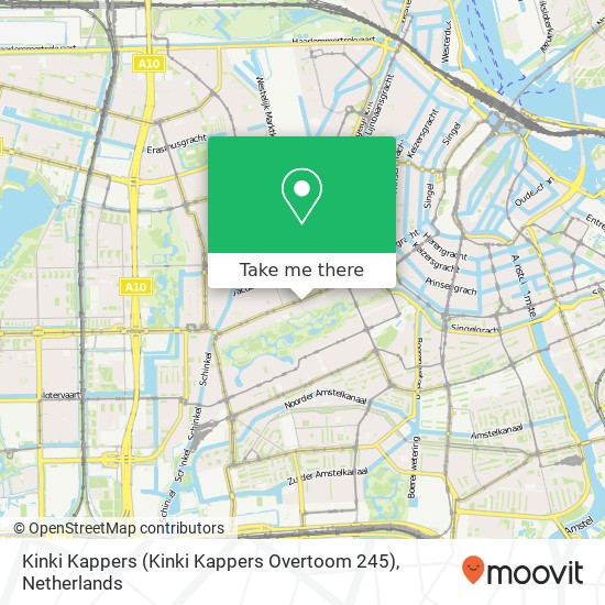 Kinki Kappers (Kinki Kappers Overtoom 245) map