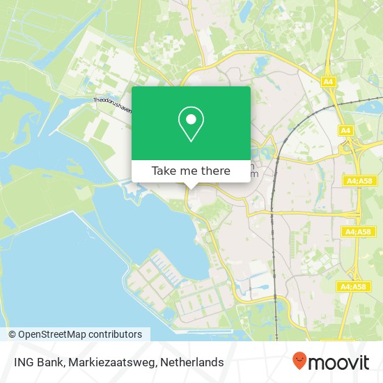 ING Bank, Markiezaatsweg map