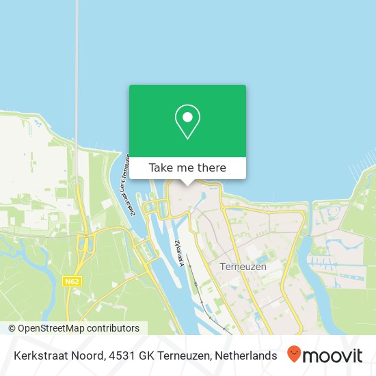 Kerkstraat Noord, 4531 GK Terneuzen Karte