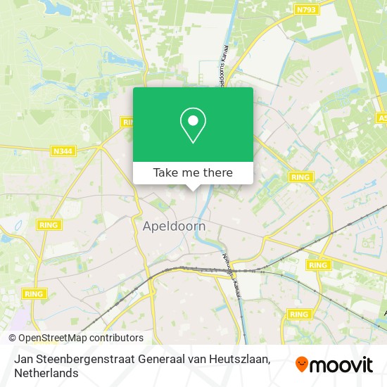 Jan Steenbergenstraat Generaal van Heutszlaan map