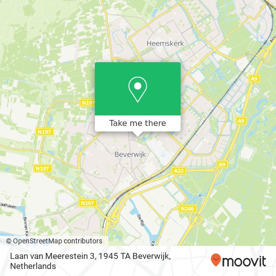 Laan van Meerestein 3, 1945 TA Beverwijk map