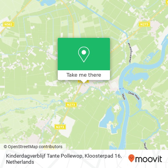 Kinderdagverblijf Tante Pollewop, Kloosterpad 16 map