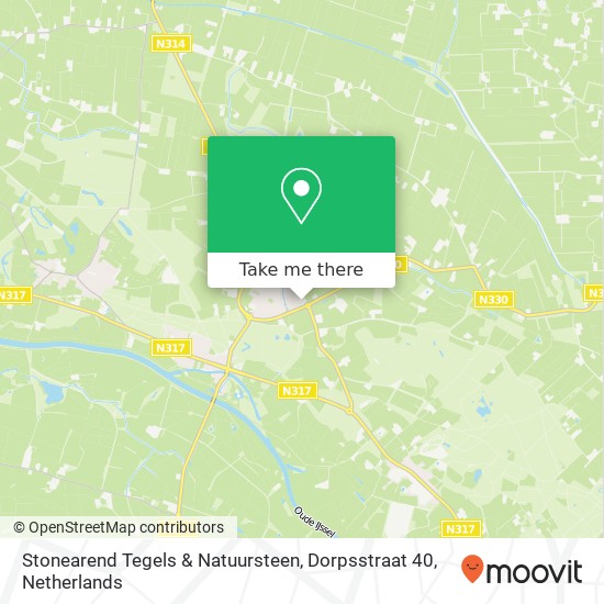 Stonearend Tegels & Natuursteen, Dorpsstraat 40 map