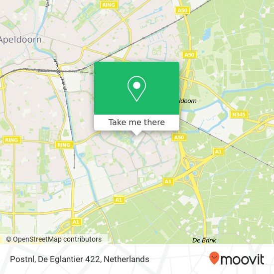 Postnl, De Eglantier 422 map