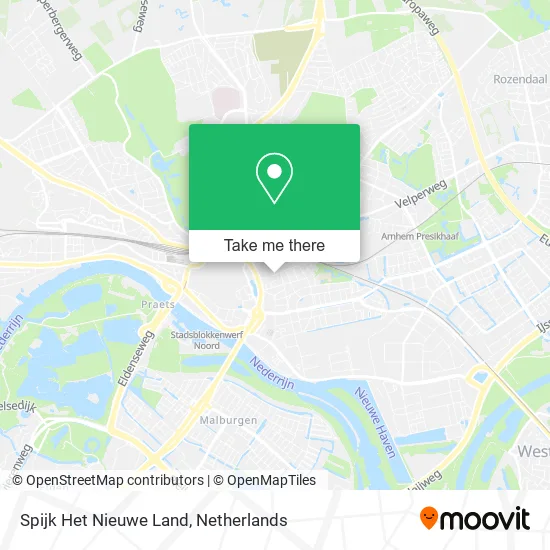 Spijk Het Nieuwe Land map