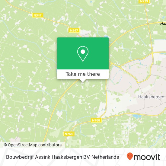 Bouwbedrijf Assink Haaksbergen BV map