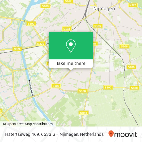 Hatertseweg 469, 6533 GH Nijmegen map