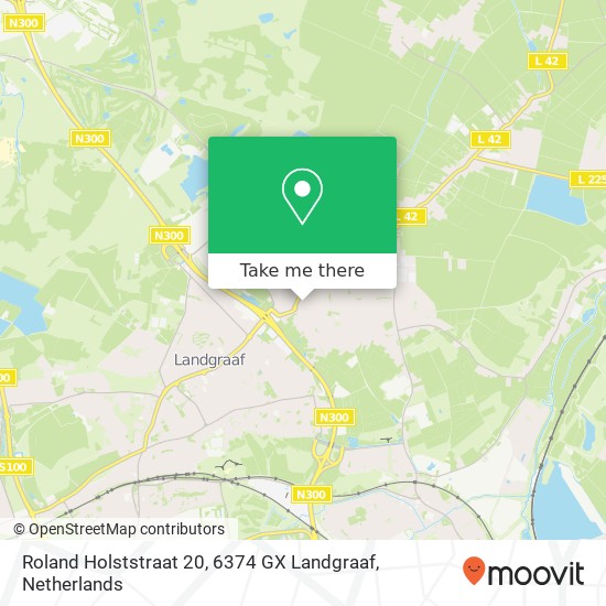 Roland Holststraat 20, 6374 GX Landgraaf Karte