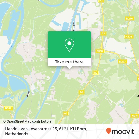 Hendrik van Leyenstraat 25, 6121 KH Born map