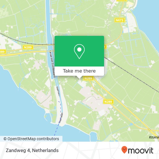 Zandweg 4 map