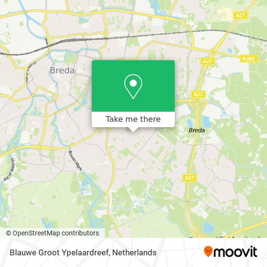 Blauwe Groot Ypelaardreef map