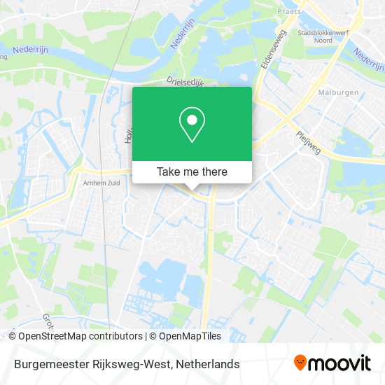 Burgemeester Rijksweg-West map