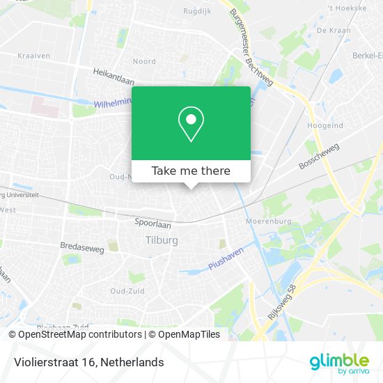 Violierstraat 16 Karte