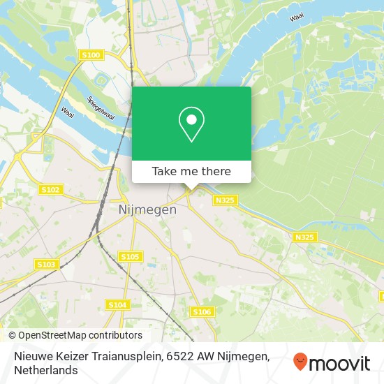 Nieuwe Keizer Traianusplein, 6522 AW Nijmegen map