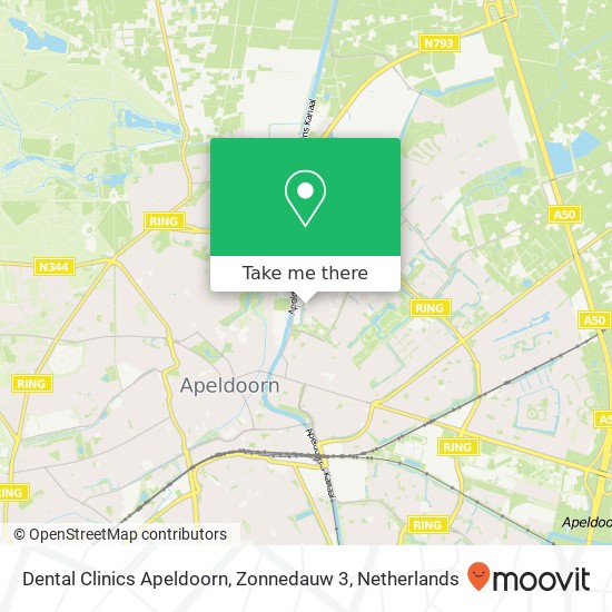 Dental Clinics Apeldoorn, Zonnedauw 3 Karte